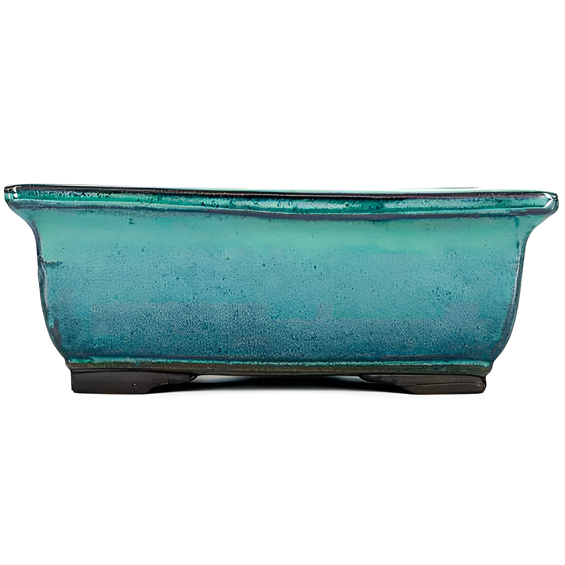 Tiesto Esmaltado Rectangular Verde 25 x 18 x 10 cm