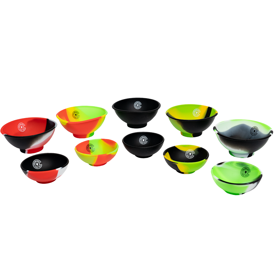 Cuenco Silicona Qnubu Colorado Multicolor (10Und)