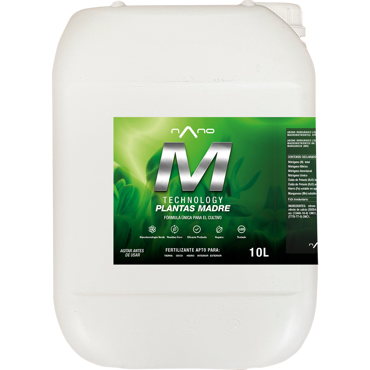 Nano M Fertilizante All in One para Cultivo de Madres - Nano