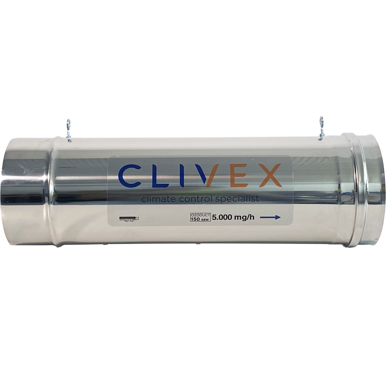 Clivex Ozoduct 150mm (5000mg/h) V.2