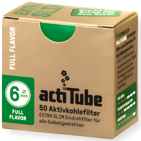 Filtro ActiTube Extra Slim 6mm (50und)