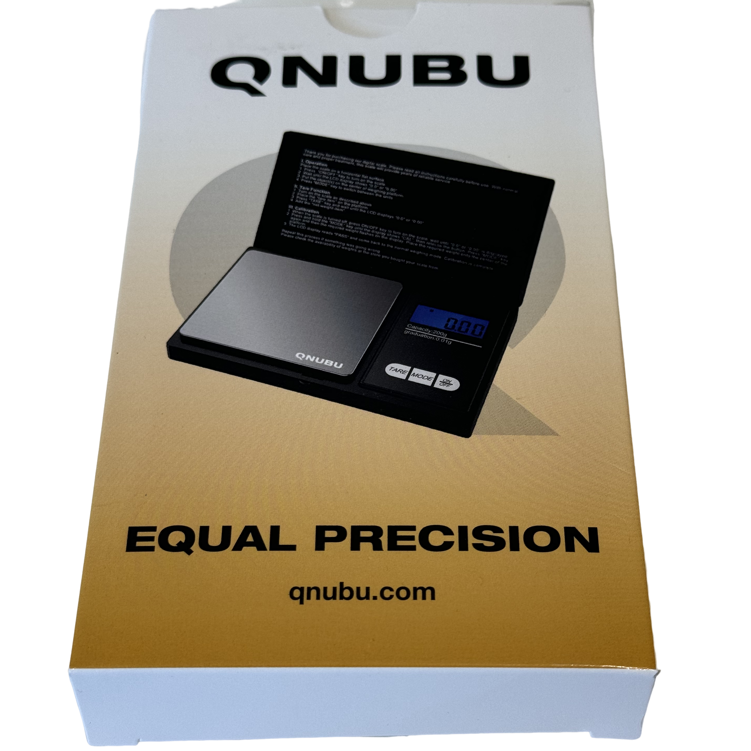 Balanza digital - Qnubu - Equal Precision (0.01g a 200g)