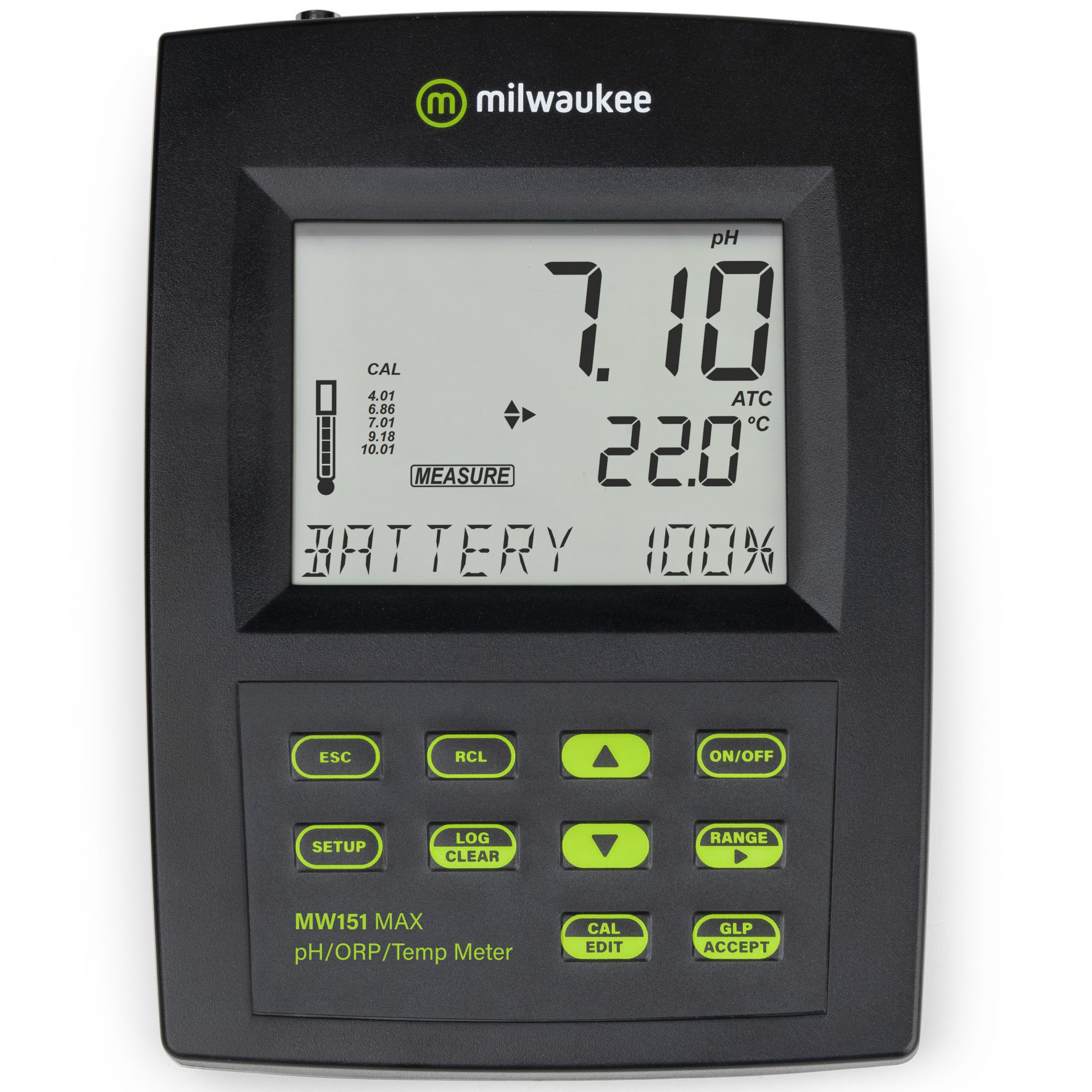 Milwaukee Medidor de mesa (MW151) pH/ORP/Temperatura/Logger - Milwaukee
