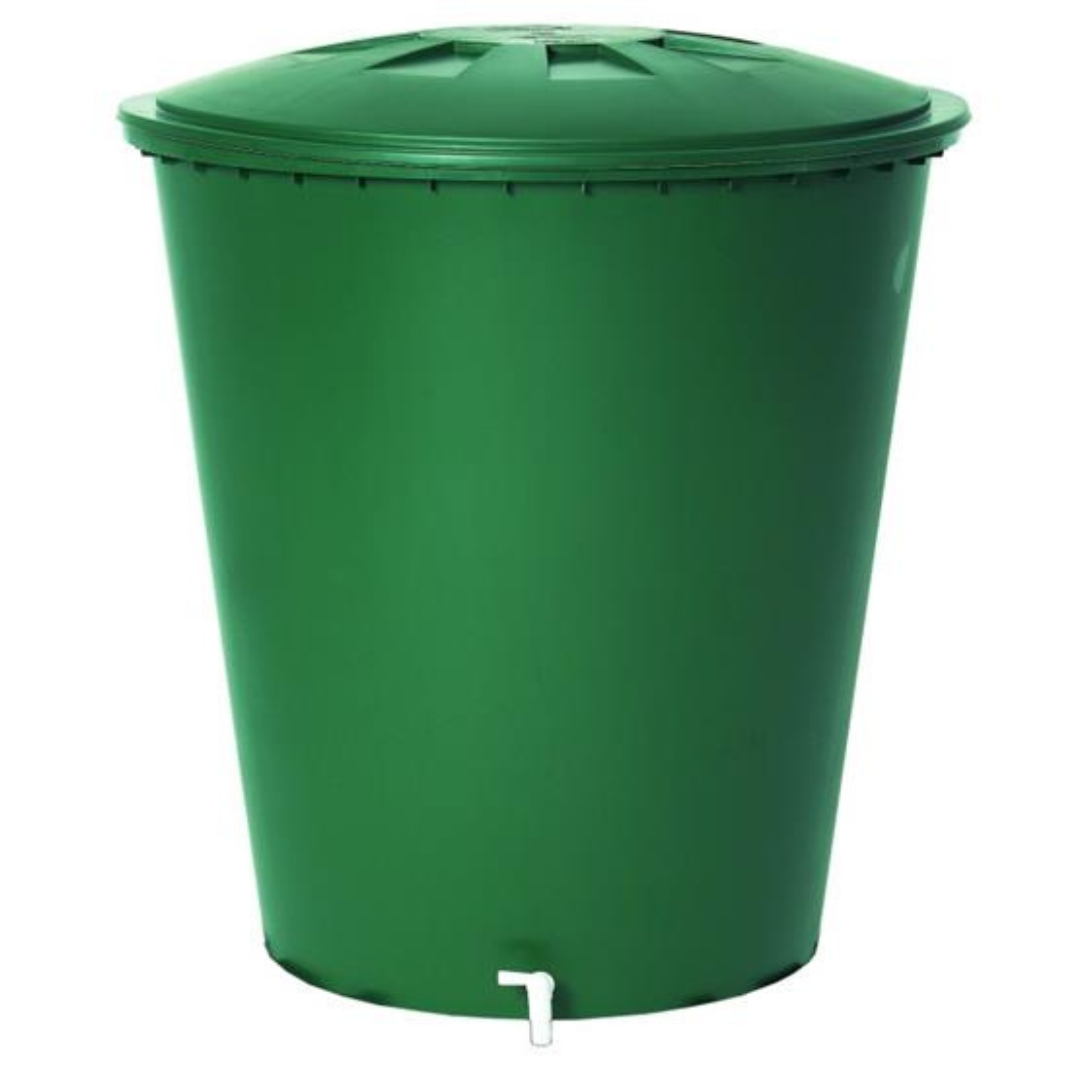 Deposito Polietileno Redondo Verde 310L ( + Grifo)