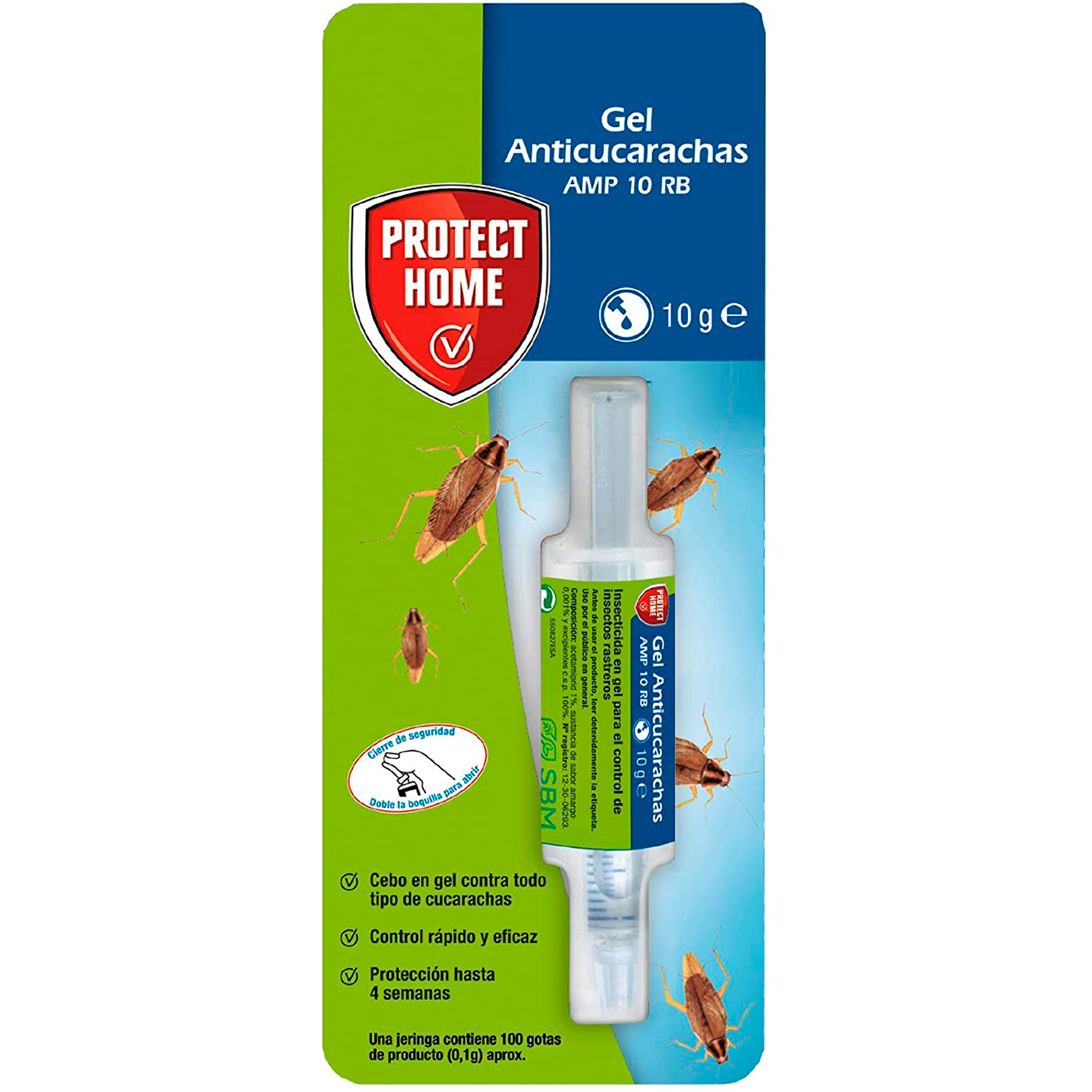SBM Protect Home Gel Anti-cafards 10gr, SBML0010