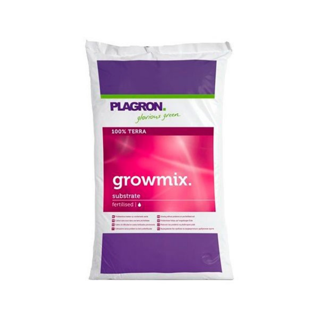 Plagron 2 x 50 L Growmix Terre Végétale avant la Fertilisation Avec Perlite 